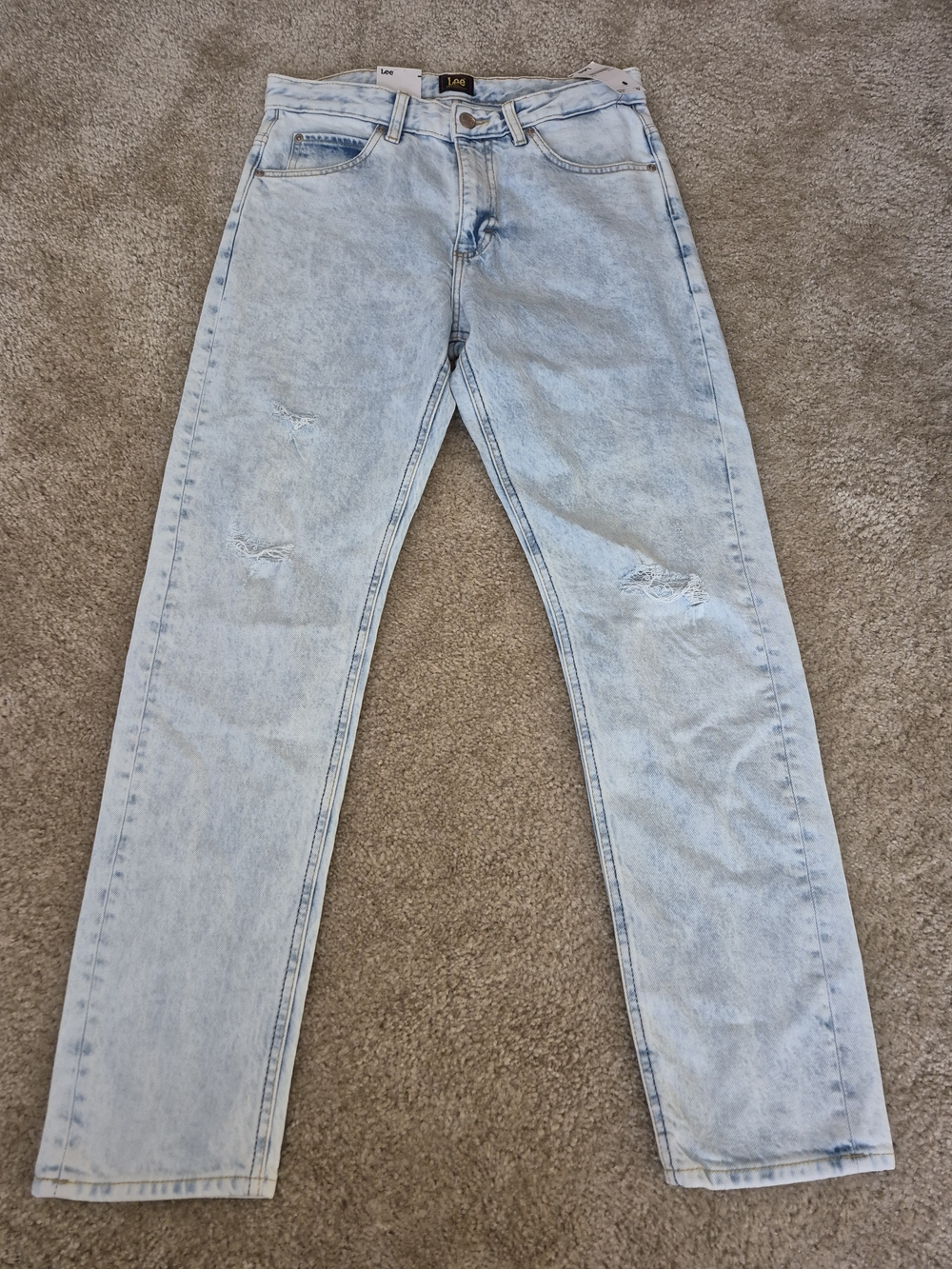 Lee Light Blue Slim Straight Women's Jeans